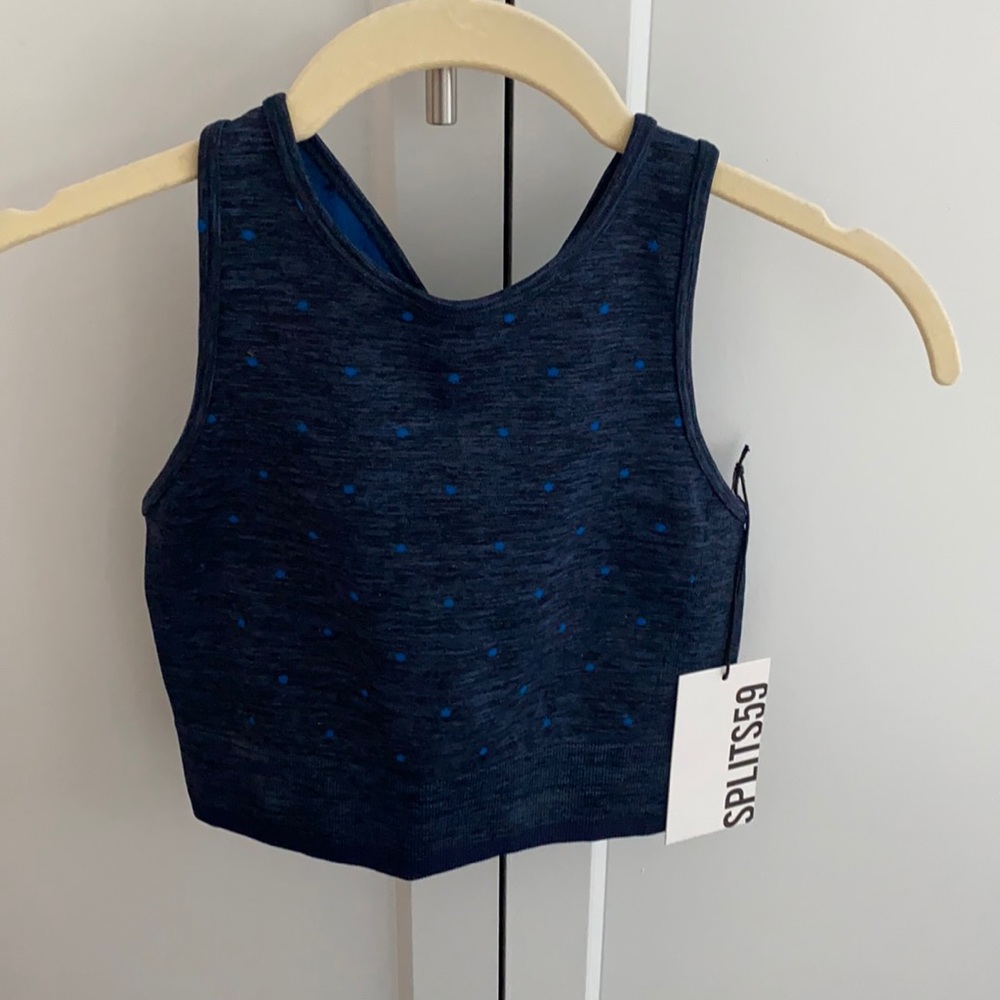 Splits59 seamless crop top sports bra size XS/S